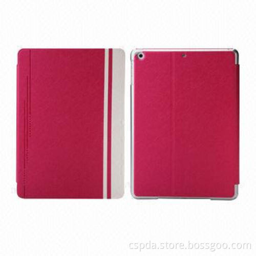 Ultra slim PU leather stand flip case for iPad air with stripe line design
